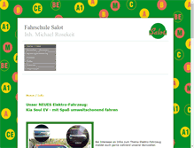 Tablet Screenshot of fahrschule-salot.de